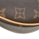 ルイヴィトン LOUIS VUITTON ループ M81098 モノグラム モノグラムキャンバス 2WAYバッグ ゴールド金具 茶 ハンドバッグ ショルダー ハーフムーン