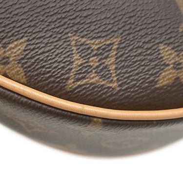 ルイヴィトン LOUIS VUITTON ループ M81098 モノグラム モノグラムキャンバス 2WAYバッグ ゴールド金具 茶 ハンドバッグ ショルダー ハーフムーン