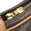 ルイヴィトン LOUIS VUITTON ループ M81098 モノグラム モノグラムキャンバス 2WAYバッグ ゴールド金具 茶 ハンドバッグ ショルダー ハーフムーン
