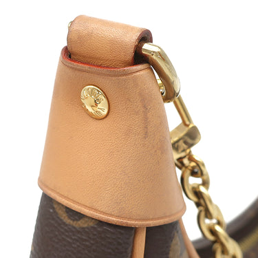 ルイヴィトン LOUIS VUITTON ループ M81098 モノグラム モノグラムキャンバス 2WAYバッグ ゴールド金具 茶 ハンドバッグ ショルダー ハーフムーン