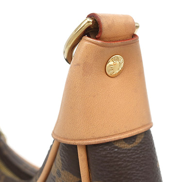 ルイヴィトン LOUIS VUITTON ループ M81098 モノグラム モノグラムキャンバス 2WAYバッグ ゴールド金具 茶 ハンドバッグ ショルダー ハーフムーン