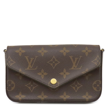ルイヴィトン LOUIS VUITTON ミルティ ポシェット フェリシー M80091 モノグラム モノグラムキャンバス ショルダーバッグ ゴールド金具 カーキ クラッチ