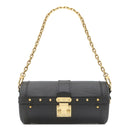 ルイヴィトン LOUIS VUITTON パピヨン トランクバッグ M58655 ノワール エピレザー 2WAYバッグ ゴールド金具 ハンドバッグ ショルダー チェーンショルダー