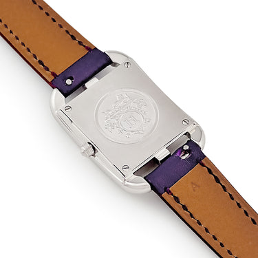 腕時計 エルメス HERMES ケープコッド PM CC1.230a クオーツ レディース 純正ダイヤ ホワイト シェル スクエア アラビア