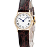 腕時計 カルティエ Cartier リヴィエラ 82722200 手巻き レディース OH済 K18YG無垢 ホワイト 青針 ローマン ヴィンテージ