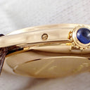 腕時計 カルティエ Cartier リヴィエラ 82722200 手巻き レディース OH済 K18YG無垢 ホワイト 青針 ローマン ヴィンテージ