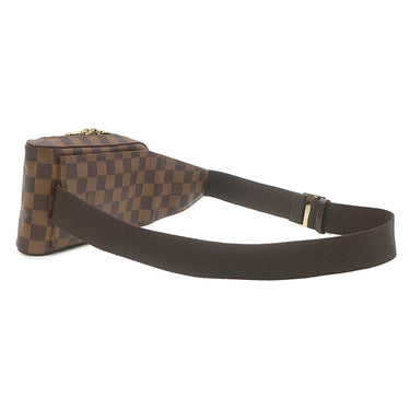 ルイヴィトン LOUIS VUITTON ジェロニモス N51994 ダミエエベヌ ダミエキャンバス ボディバッグ ゴールド金具 ウエストバッグ 旧型