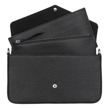 ルイヴィトン LOUIS VUITTON ポシェット フェリシー M62648 ノワール エピレザー チェーンウォレット シルバー金具 黒 チェーンショルダー