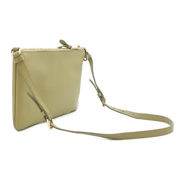 プラダ PRADA トライアングルロゴ ショルダー 1BC238 ピスタチオ グレインレザー ショルダーバッグ ゴールド金具 三角ロゴ