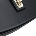 グッチ GUCCI ムーンサイド ショルダー 786015 ブラック カーフ ショルダーバッグ シャンパンゴールド金具 シェリーライン ウェブストライプ