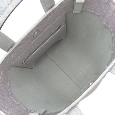 バレンシアガ BALENCIAGA エブリデイ XS ノース サウス 672793 シルバー×パープル キャンバス スパークリングキャンバス 2WAYバッグ シルバー金具 ミニトート ショルダー ラメ