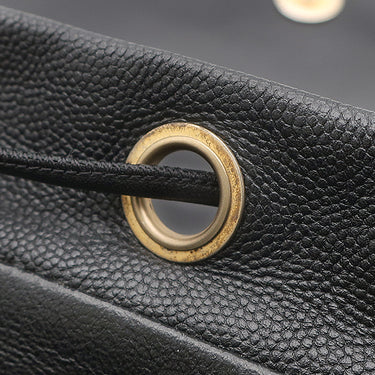シャネル CHANEL CCフィリグリー リュック A57090 ブラック キャビアスキン リュック・デイパック ヴィンテージ金具 黒 マトラッセ