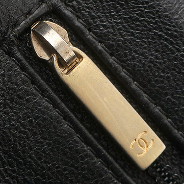 シャネル CHANEL CCフィリグリー リュック A57090 ブラック キャビアスキン リュック・デイパック ヴィンテージ金具 黒 マトラッセ