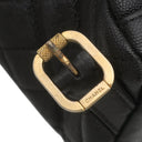 シャネル CHANEL CCフィリグリー リュック A57090 ブラック キャビアスキン リュック・デイパック ヴィンテージ金具 黒 マトラッセ