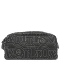 ルイヴィトン LOUIS VUITTON LVスノー ドップ キット M21435 ブラック ナイロン レザー ポーチ ブラック金具 ロゴ 刺繍 トラベルポーチ