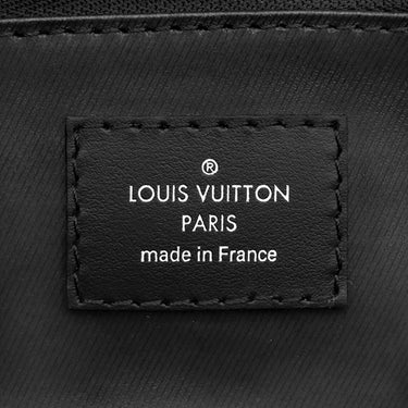 ルイヴィトン LOUIS VUITTON LVスノー ドップ キット M21435 ブラック ナイロン レザー ポーチ ブラック金具 ロゴ 刺繍 トラベルポーチ