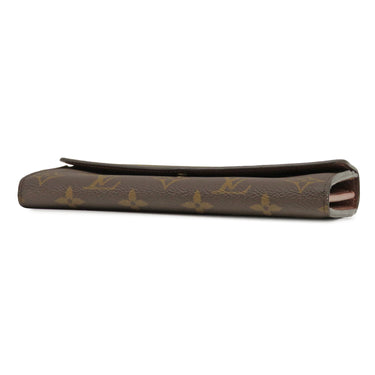 ルイヴィトン LOUIS VUITTON ポルトフォイユ サラ M60531 モノグラム モノグラムキャンバス 長財布 ゴールド金具 茶 フラップ 小銭入れ