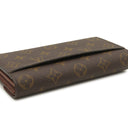 ルイヴィトン LOUIS VUITTON ポルトフォイユ サラ M60531 モノグラム モノグラムキャンバス 長財布 ゴールド金具 茶 フラップ 小銭入れ
