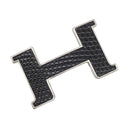 エルメス HERMES コンスタンスH ブラック×エトゥープ ヴォースイフト ヴォーエプソン リザード #80 ベルト シルバー金具 Hバックル リバーシブル リザード