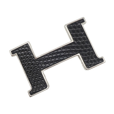 エルメス HERMES コンスタンスH ブラック×エトゥープ ヴォースイフト ヴォーエプソン リザード #80 ベルト シルバー金具 Hバックル リバーシブル リザード