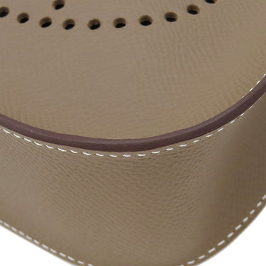 エルメス HERMES エヴリン TPM 16 セリエ ショート エトゥープ ヴォーエプソン ショルダーバッグ シルバー金具 グレージュ エブリン 2025年製