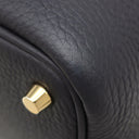 エルメス HERMES ピコタンロック 18 PM キャバン トリヨンクレマンス ハンドバッグ ゴールド金具 紺 2025年製