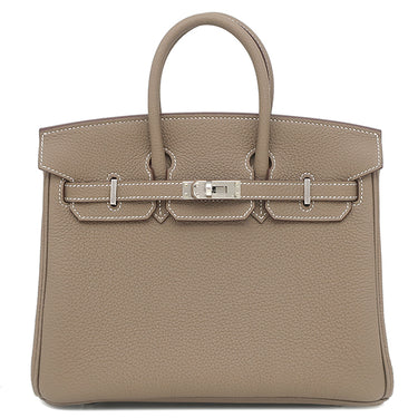 エルメス HERMES バーキン25 エトゥープ トゴ ハンドバッグ シルバー金具 新品 未使用 グレージュ 2026年製