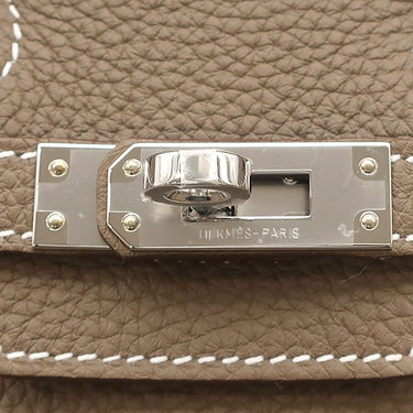 エルメス HERMES バーキン25 エトゥープ トゴ ハンドバッグ シルバー金具 新品 未使用 グレージュ 2026年製