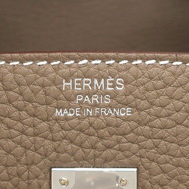 エルメス HERMES バーキン25 エトゥープ トゴ ハンドバッグ シルバー金具 新品 未使用 グレージュ 2026年製