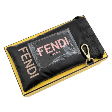 フェンディ FENDI FFダイヤモンド 55□16 FE40187F ブラック プラスチック サングラス ゴールド金具 ウェリントン グレーレンズ グラデーション