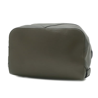 ボッテガヴェネタ BOTTEGA VENETA パッチワーク バックパック 580155 オリーブ レザー リュック・デイパック シルバー金具 リュック 大容量 PC収納