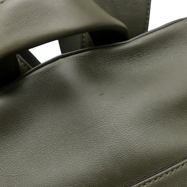 ボッテガヴェネタ BOTTEGA VENETA パッチワーク バックパック 580155 オリーブ レザー リュック・デイパック シルバー金具 リュック 大容量 PC収納