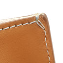 セリーヌ CELINE ミニ バーティカル カバ 193302 ナチュラル×タン キャンバス レザー 2WAYバッグ ゴールド金具 アイボリー 茶 ハンドバッグ ショルダー