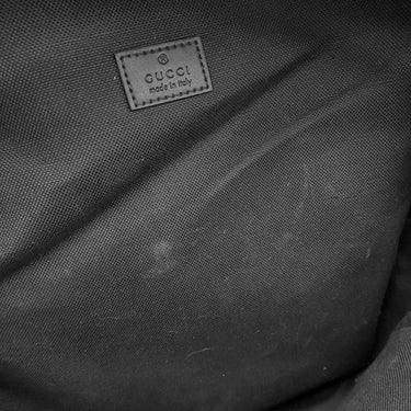 グッチ GUCCI GGスプリーム バックパック 771158 ブラック GGスプリームキャンバス レザー リュック・デイパック シルバー金具 黒