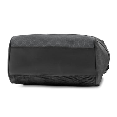 グッチ GUCCI GGスプリーム バックパック 771158 ブラック GGスプリームキャンバス レザー リュック・デイパック シルバー金具 黒