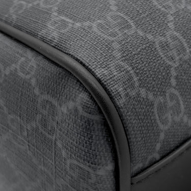 グッチ GUCCI GGスプリーム バックパック 771158 ブラック GGスプリームキャンバス レザー リュック・デイパック シルバー金具 黒