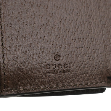 グッチ GUCCI オフィディア コンパクト 644334 ベージュ×エボニー GGスプリームキャンバス 三つ折り財布 ゴールド金具 ウェブ