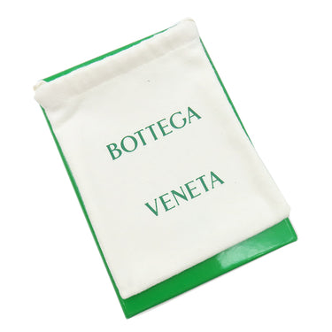 ボッテガヴェネタ BOTTEGA VENETA イントレチャート カセット 三つ折りウォレット イエロー レザー 三つ折り財布 シルバー金具 コンパクト