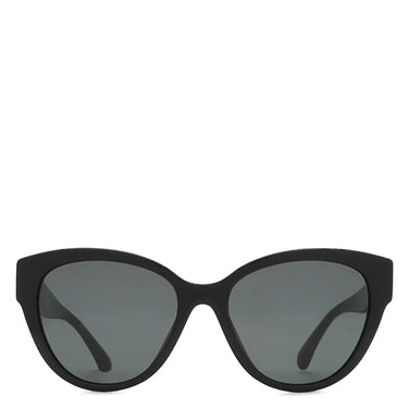 シャネル CHANEL バタフライ シェイプ 56□18 5477-A ブラック プラスチック サングラス ゴールド金具 黒 ココマーク ハート