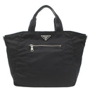 プラダ PRADA 三角ロゴ テスート トート BR4376 NERO ナイロン 2WAYバッグ シルバー金具 トライアングルロゴ ショルダー 黒