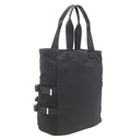 セリーヌ CELINE ロゴ プリント 116072DMT ブラック ナイロン トートバッグ シルバー金具 肩掛け