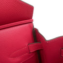 エルメス HERMES バーキン30 ローズエクストリーム ヴォーエプソン ハンドバッグ シルバー金具