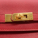 エルメス HERMES ケリーアドPM ルージュヴィフ ヴォーエプソン リュック・デイパック シルバー金具 赤