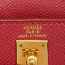 エルメス HERMES ケリーアドPM ルージュヴィフ ヴォーエプソン リュック・デイパック シルバー金具 赤