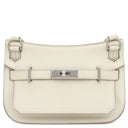 エルメス HERMES ジプシエール ミニ べトン エバーカラー ショルダーバッグ シルバー金具 白