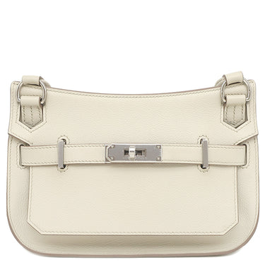エルメス HERMES ジプシエール ミニ べトン エバーカラー ショルダーバッグ シルバー金具 白