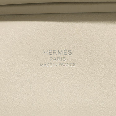 エルメス HERMES ジプシエール ミニ べトン エバーカラー ショルダーバッグ シルバー金具 白