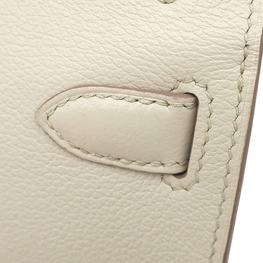 エルメス HERMES ジプシエール ミニ べトン エバーカラー ショルダーバッグ シルバー金具 白