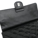シャネル CHANEL マトラッセ チェーンショルダー ブラック レザー ショルダーバッグ シルバー金具 黒 パテント エナメル