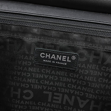 シャネル CHANEL マトラッセ チェーンショルダー ブラック レザー ショルダーバッグ シルバー金具 黒 パテント エナメル